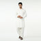 Eminent Men's Trim Fit Plain Shalwar Suit - Off White