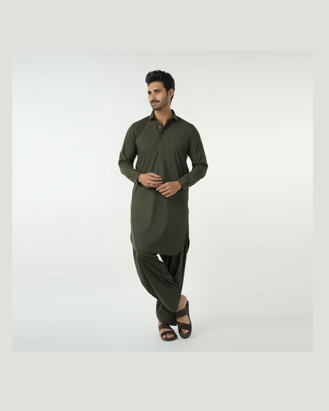 Eminent Men's Plain Shalwar Kameez Suit
