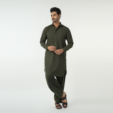 Eminent Men's Plain Shalwar Kameez Suit
