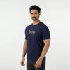 Eminent Men's Round Neck Half Sleeves Printed T-Shirt - Navy Blue, Men's T-Shirts & Polos, Eminent, Chase Value