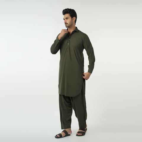 Eminent Men's Plain Shalwar Kameez Suit