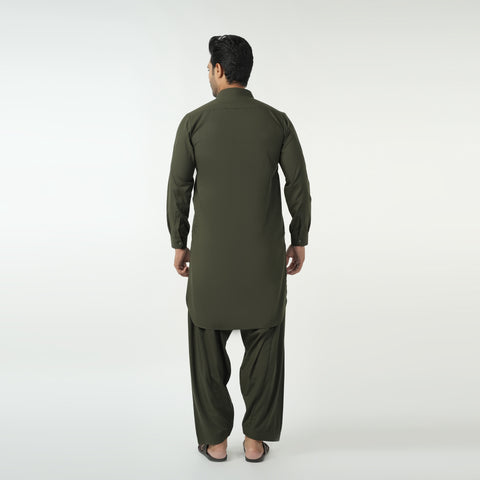 Eminent Men's Plain Shalwar Kameez Suit