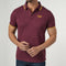 Eminent Men's Half Sleeves Polo T-Shirt - Tawny Port