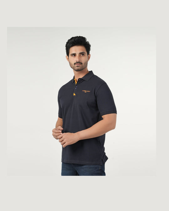 Eminent Men's Half Sleeves Polo T-Shirt - Navy Blue, Men's T-Shirts & Polos, Eminent, Chase Value