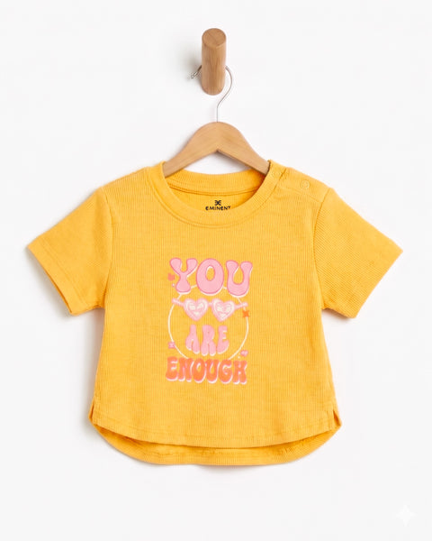 Newborn Girls' Interlock T-Shirt
