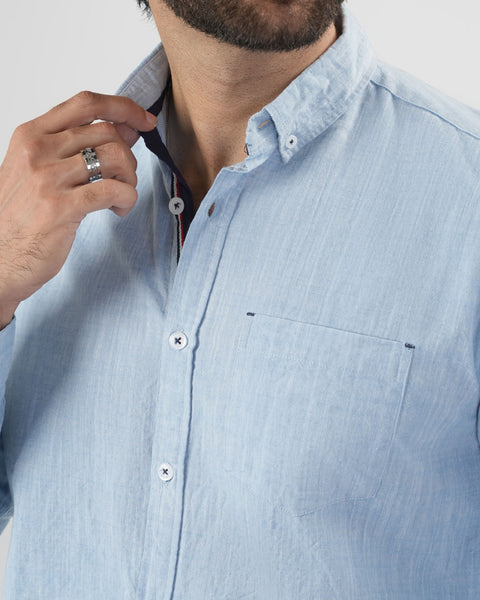 Men's Casual Full Sleeves Shirt