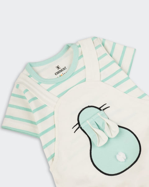 Newborn Girls' Textured Romper