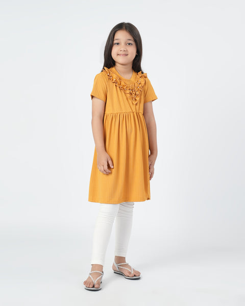 Girls' Half Sleeves Frock