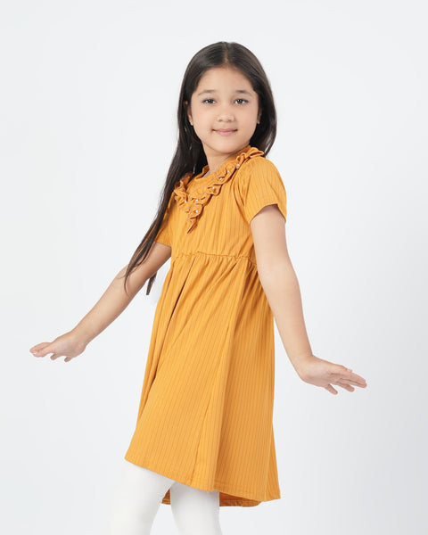 Girls' Half Sleeves Frock