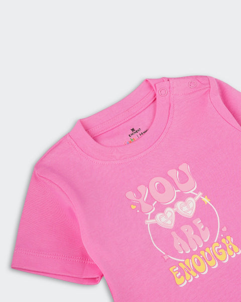 Newborn Girls' Interlock T-Shirt