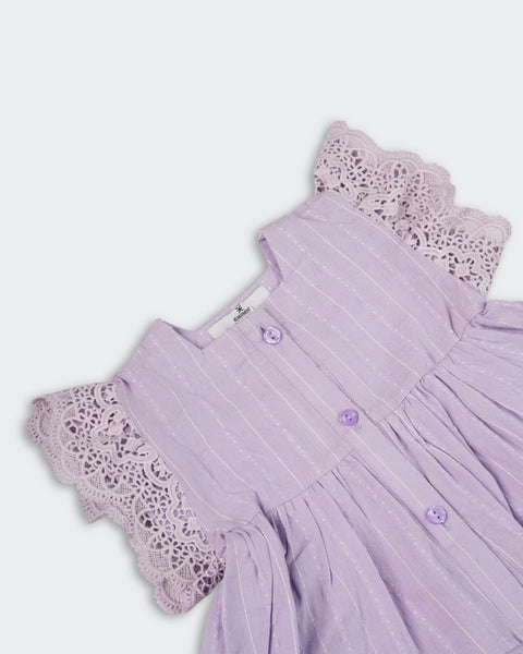 Newborn Girls' Embroidered Cotton Top