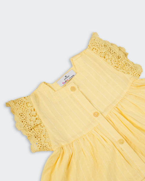 Newborn Girls' Embroidered Cotton Top
