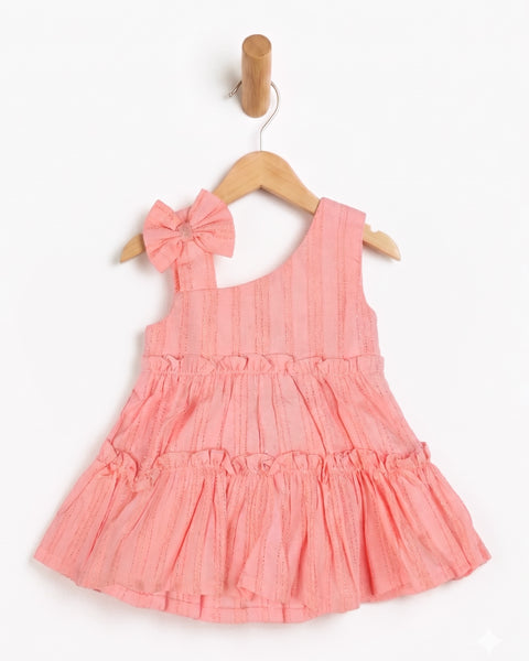 Newborn Girls' Textured Frock