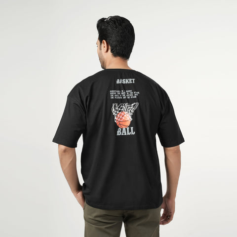 Eminent Men's Half Sleeves T-Shirt - Black