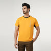 Eminent Men's Half Sleeves Round Neck T-Shirt - Yellow