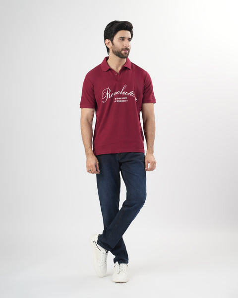 Men's Half Sleeves Polo T-Shirt