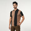 Eminent Men's Half Sleeves Polo T-Shirt - Coco Cream