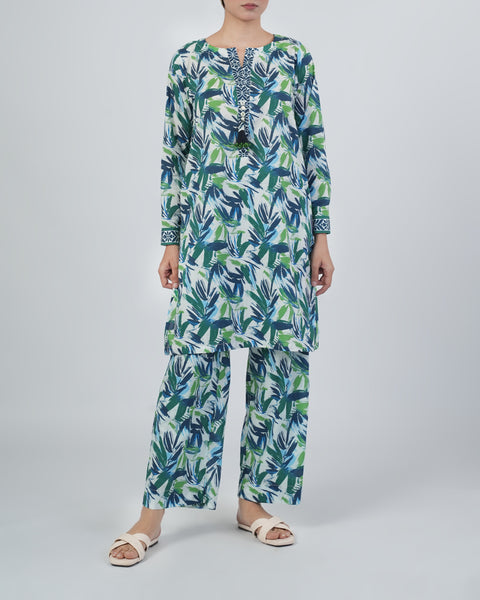 Women's Printed Cambric Co-Ord Set