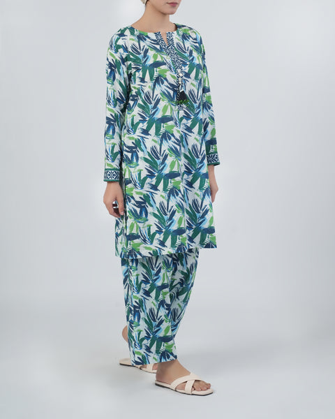Women's Printed Cambric Co-Ord Set