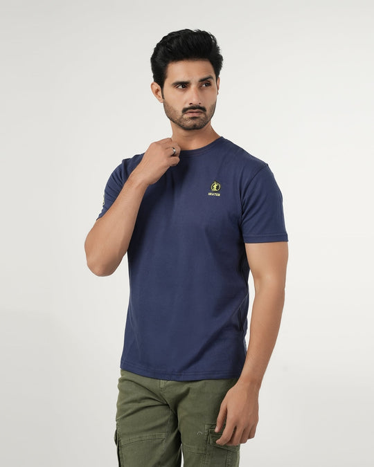 Eminent Men's Half Sleeves Round Neck T-Shirt - Navy Blue, Men's T-Shirts & Polos, Eminent, Chase Value