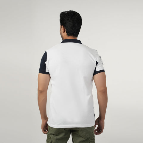 Eminent Men's Half Sleeves Polo T-Shirt - White