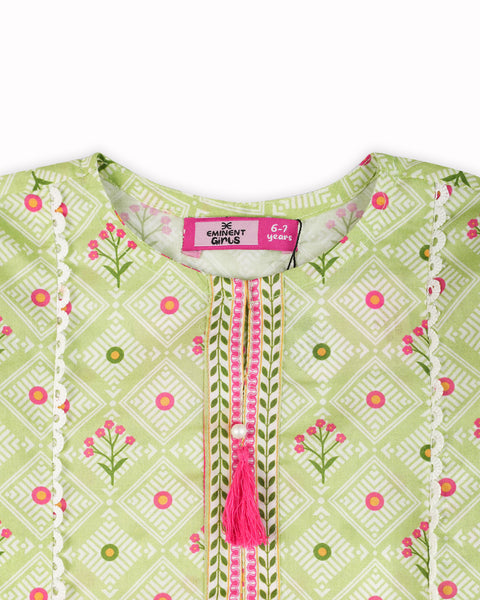 Girls' Essential Printed 3pc Suit