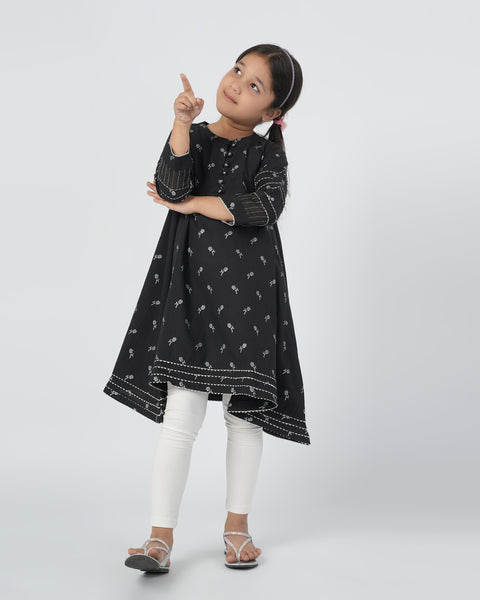 Girls' Frock - Black