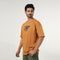 Eminent Men's Half Sleeves Round Neck T-Shirt - Golden Brown