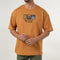Eminent Men's Half Sleeves Round Neck T-Shirt - Golden Brown