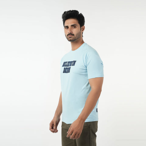 Eminent Men's Half Sleeves T-Shirt - Blue
