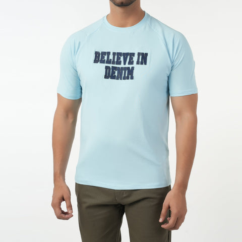 Eminent Men's Half Sleeves T-Shirt - Blue