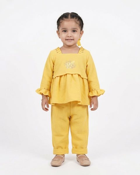 Newborn Girls Embroidered Shalwar Suit