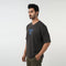 Eminent Men's Half Sleeves T-Shirt - Charcoal