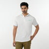 Eminent Men's Azadi Half Sleeves Polo T-Shirt - White