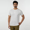 Eminent Men's Round Neck Half Sleeves Printed T-Shirt - White