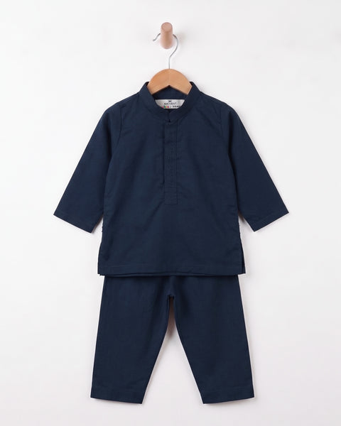 Newborn Boys' Embroidered Shalwar Kameez