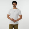 Eminent Men's Round Neck Half Sleeves Printed T-Shirt - White