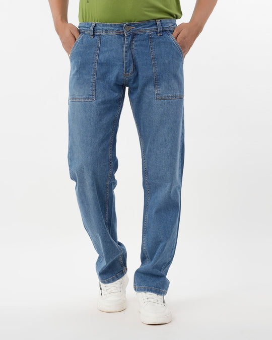 Eminent Men Cross Pocket Denim Pant