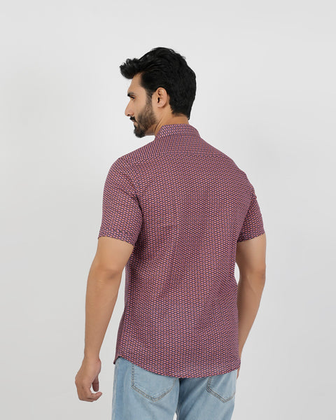 Eminent Men's Front Open Half Sleeves T-Shirt