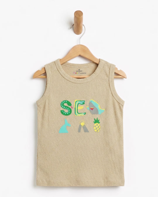 Newborn Boys' Double Jersey Sando
