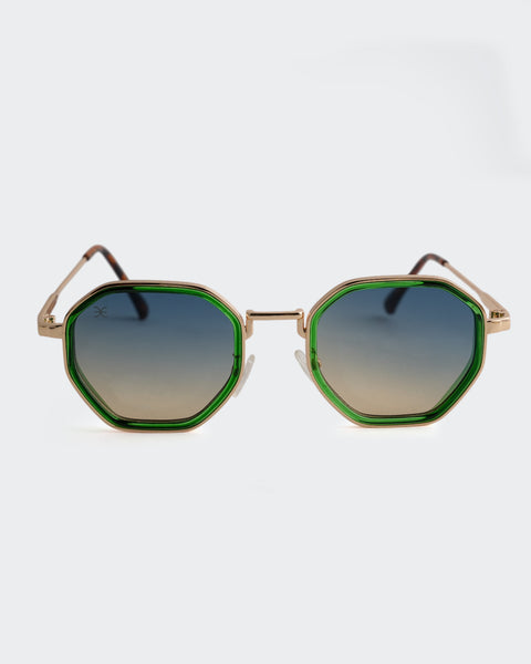 Geometric Frame Sunglasses