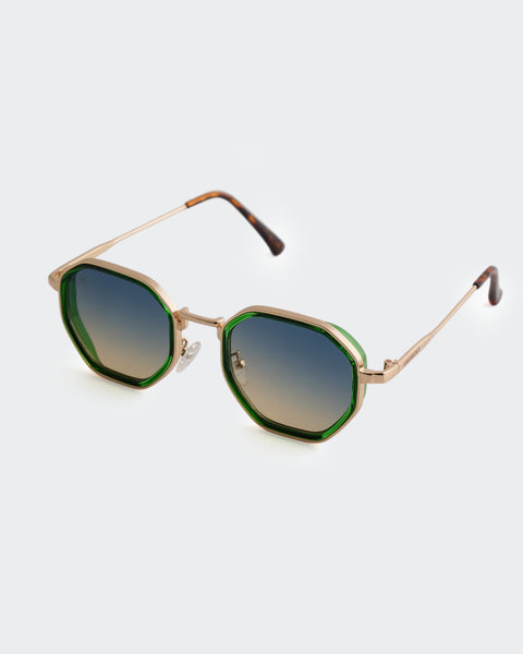 Geometric Frame Sunglasses
