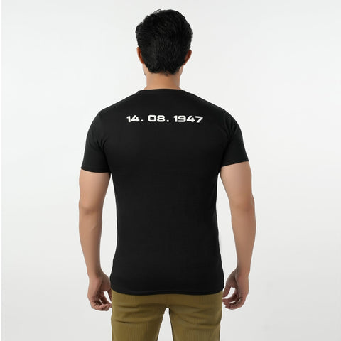 Eminent Men's Round Neck Half Sleeves Printed T-Shirt - Black, Men's T-Shirts & Polos, Eminent, Chase Value