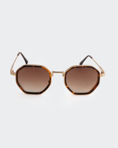 Geometric Frame Sunglasses