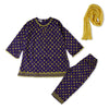 Eminent Girl Puff-Print 03 PCS Shalwar Suit – Stylish Everyday Wear - Purple
