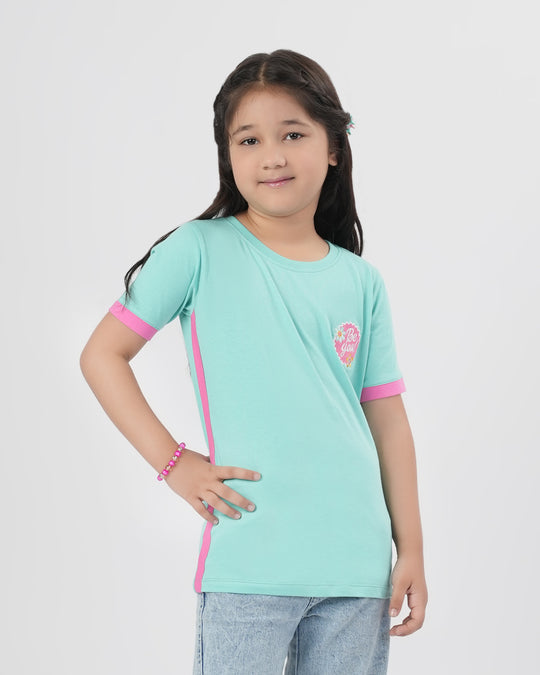Girls' Half Sleeves T-Shirt
