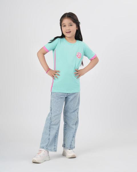 Girls' Half Sleeves T-Shirt