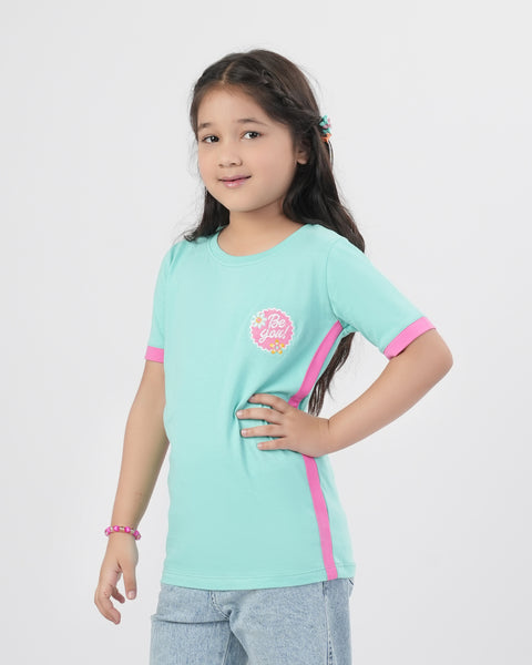 Girls' Half Sleeves T-Shirt