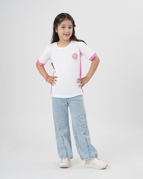 Girls' Half Sleeves T-Shirt