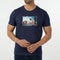Eminent Men's Round Neck Half Sleeves Printed T-Shirt - Mid Blue, Men's T-Shirts & Polos, Eminent, Chase Value